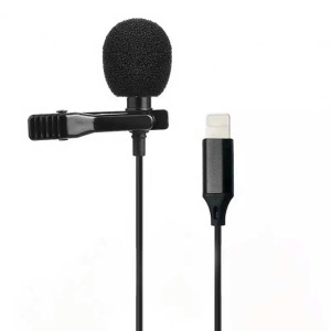 میکروفون یقه ای باسیم لایتنینگ ایکس او مدل MKF03 طول 2 متر