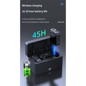 میکروفون یقه ای بی سیم دو میکروفونه مدل SX63