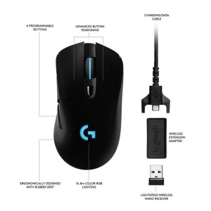 ماوس گیمینگ بی سیم لاجیتک مدل G703 LIGHTSPEED