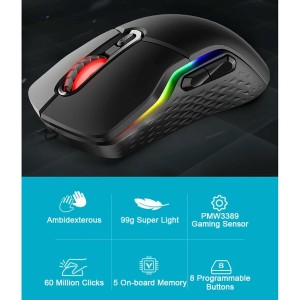 ماوس گیمینگ با سیم رپو مدل  VT200S RGB