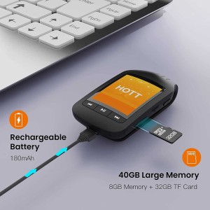 پخش کننده موسیقی هات مدل MP4 A505 با قابلیت اتصال بلوتوث