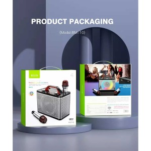 اسپیکر بلوتوثی باوین مدل BM10 با 2 میکروفون