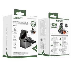 استند و شارژر وایرلس چند کاره مگ سیف ایس فست مدل E18