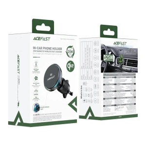 هولدر و شارژ وایرلس دریچه کولری هوشمند ایس فست مدل D61 توان 25 وات