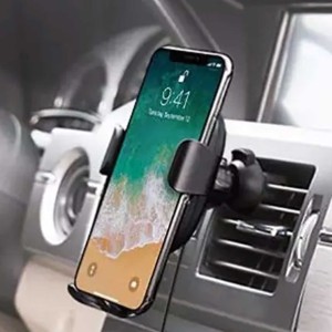 پایه نگهدارنده موبایل باسئوس با قابلیت شارژ بی سیم مدل WXYL-01