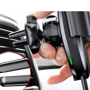 پایه نگهدارنده موبایل باسئوس با قابلیت شارژ بی سیم مدل WXYL-01