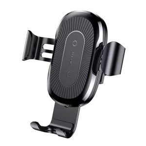 پایه نگهدارنده موبایل باسئوس با قابلیت شارژ بی سیم مدل WXYL-01