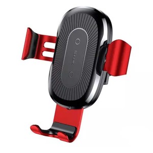 پایه نگهدارنده موبایل باسئوس با قابلیت شارژ بی سیم مدل WXYL-01