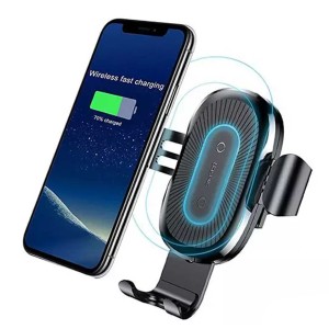 پایه نگهدارنده موبایل باسئوس با قابلیت شارژ بی سیم مدل WXYL-01