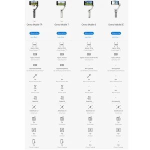 لرزشگیر موبایل ( گیمبال ) دی‌ جی‌ آی مدل OSMO 7