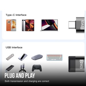 تبدیل Type-C OTG به USB بیوا مدل OTG04