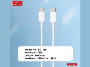 کابل شارژ دوسر Type-C ارلدام مدل EC166