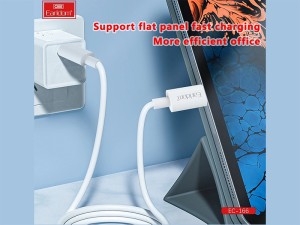 کابل شارژ دوسر Type-C ارلدام مدل EC166