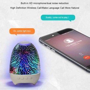 اسپیکر بلوتوثی و چراغ خواب رومیزی قابل حمل لمسی اِیسکول مدل S609
