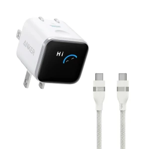 شارژر دیواری 45 وات انکر مدل A121D با نمایشگر هوشمند