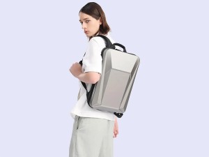 کوله پشتی لپ تاپ 15.6 اینچ ضد آب و ضد سرقت طرح چمدان بنج مدل BG7682