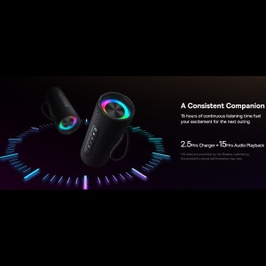 اسپیکر بلوتوثی شارژی باسئوس مدل AeQur VO20