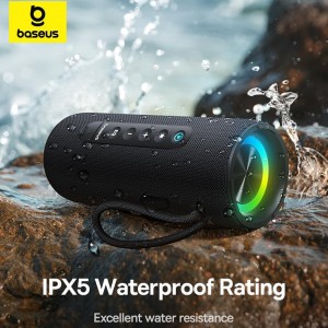 اسپیکر بلوتوثی شارژی باسئوس مدل AeQur VO20