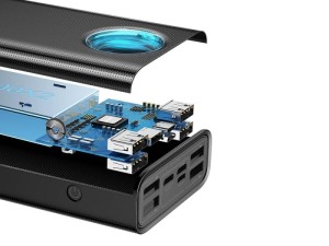 پاوربانک فست شارژ باسئوس مدل PPLGA01 ظرفیت 30000 میلی آمپر ساعت