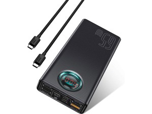 پاوربانک فست شارژ باسئوس مدل PPLGA01 ظرفیت 30000 میلی آمپر ساعت