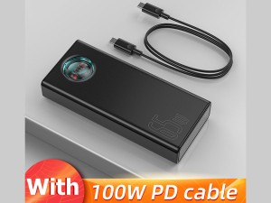 پاوربانک فست شارژ باسئوس مدل PPLGA01 ظرفیت 30000 میلی آمپر ساعت