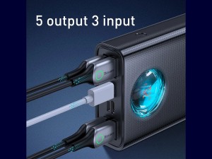 پاوربانک فست شارژ باسئوس مدل PPLGA01 ظرفیت 30000 میلی آمپر ساعت