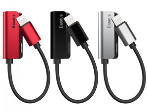 مبدل Lightning شارژ و صدا باسئوس مدل L32 CALL3201