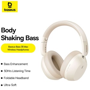 هدفون بلوتوثی باسئوس مدل Bass 35 Max