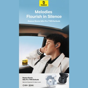 هدفون داخل گوش بی سیم باسئوس مدل M2s Pro