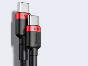 کابل Type-C به Type-C باسئوس مدل CATKLFALG1 CATKLFAL91
