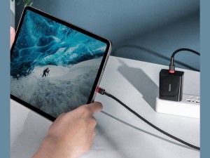 کابل Type-C به Type-C باسئوس مدل CATKLFALG1 CATKLFAL91