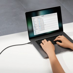 کابل Type-C به Type-C باسئوس مدل CAWJ040001 CB000038