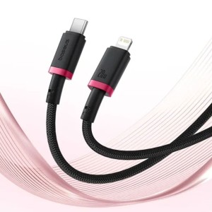 کابل شارژ Type-C به Lightning باسئوس مدل CB000123 طول  یک متر