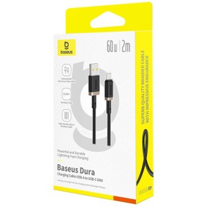 کابل شارژ USB به Type-C باسئوس مدل CB000120 طول 2 متری