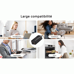 چندراهی برق یک سوکت شارژ سریع رومیزی باسئوس مدل CCGAN651ACE BSPSZM000901