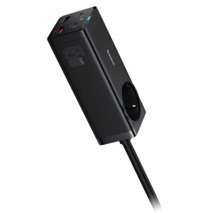 چندراهی برق یک سوکت شارژ سریع رومیزی باسئوس مدل CCGAN651ACE BSPSZM000901