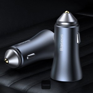 شارژر فندکی فست شارژ ماشین باسئوس مدل TZCCJDB0G