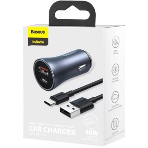 شارژر فندکی فست شارژ ماشین باسئوس مدل TZCCJDB0G