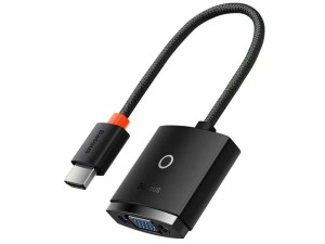 مبدل HDMI به VGA پورت صدا و پورت micro-USB باسئوس مدل WKQX010101