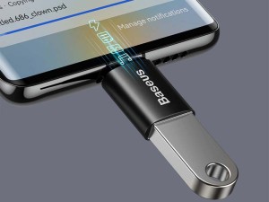 مبدل OTG و Type-C به USB باسئوس مدل ZJJQ000001