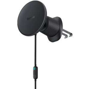شارژر فندکی فست شارژ ماشین، هولدر و شارژر وایرلس باسئوس مدل BSCW01