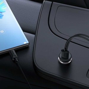 شارژر فندکی فست شارژ ماشین، هولدر و شارژر وایرلس باسئوس مدل BSCW01