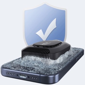 فن خنک کننده و شارژر وایرلس موبایل باسئوس مدل BSPS036