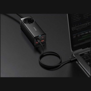 چندراهی برق یک سوکت رومیزی باسئوس مدل CCGAN1001ACE BSPSZM000401