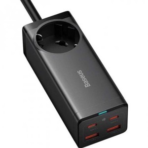 چندراهی برق یک سوکت رومیزی باسئوس مدل CCGAN1001ACE BSPSZM000401