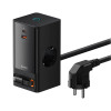 چند راهی برق 2 سوکت برق باسئوس مدل CCGAN65S2ACE