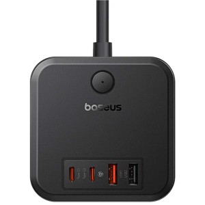 چندراهی و محافظ برق سه سوکت و هاب شارژ باسئوس مدل BPS303E
