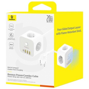 چندراهی برق سه سوکت باسئوس مدل S321A