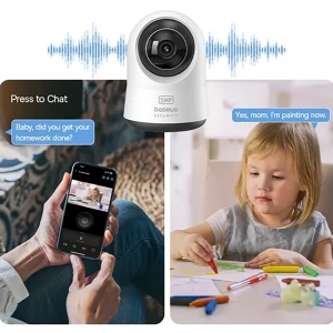دوربین مداربسته هوشمند 3K با چرخش 360 درجه باسئوس مدل P1 Pro