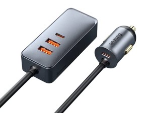 شارژر فندکی 4 پورت باسئوس مدل CCBTA0G